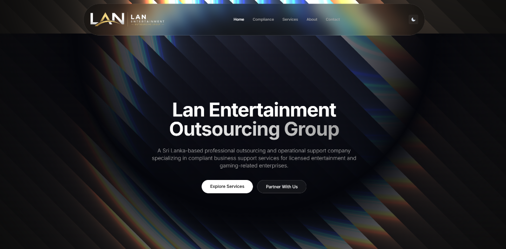 Lan Entertainment Outsourcing Group Corporate Portal