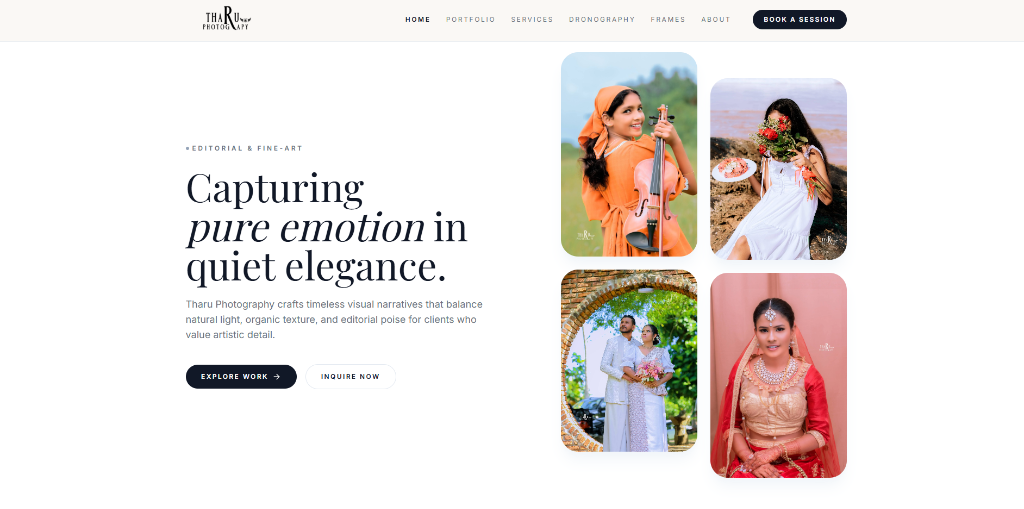 Tharu Photography Portfolio & Booking